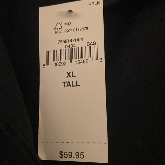 Gap The Big Shirt NWT XL Tall - Picture 3 of 3